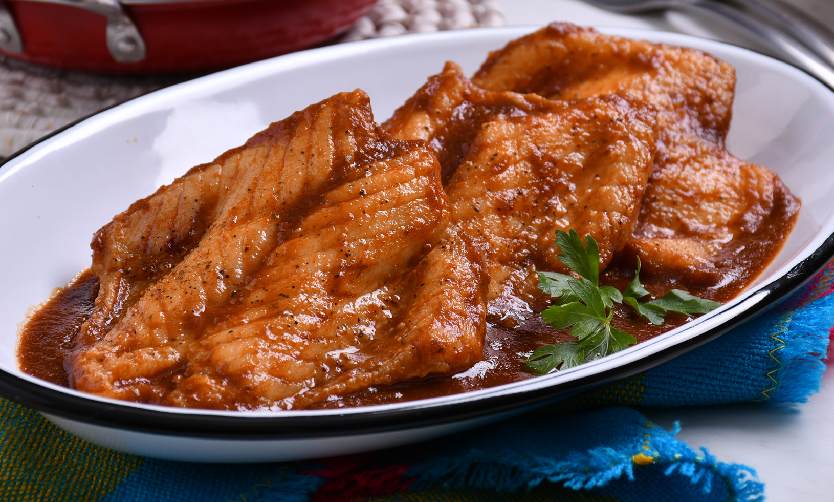 Sabanitas de mojarra en adobo
